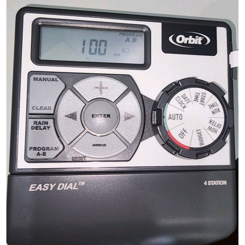 Orbit Easy Dial Sprinkler Timer 4 Station In Box. Works - Picture 4 of 9